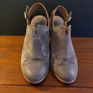 Kork-Ease Brown Leather Heeled Boots